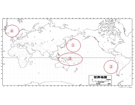 世界の主要漁場